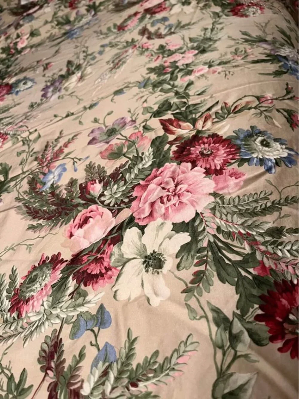 Vintage RARE Ralph Lauren ADRIANA Floral Full/Queen Comforter ONLY